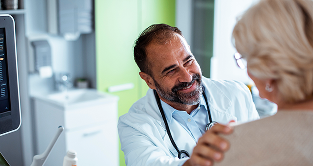Doctor consulting a patient